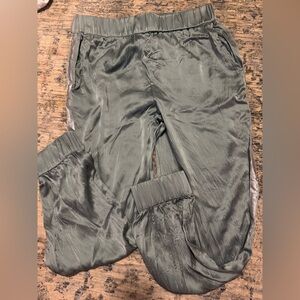 Shug 100% silk jogger pant